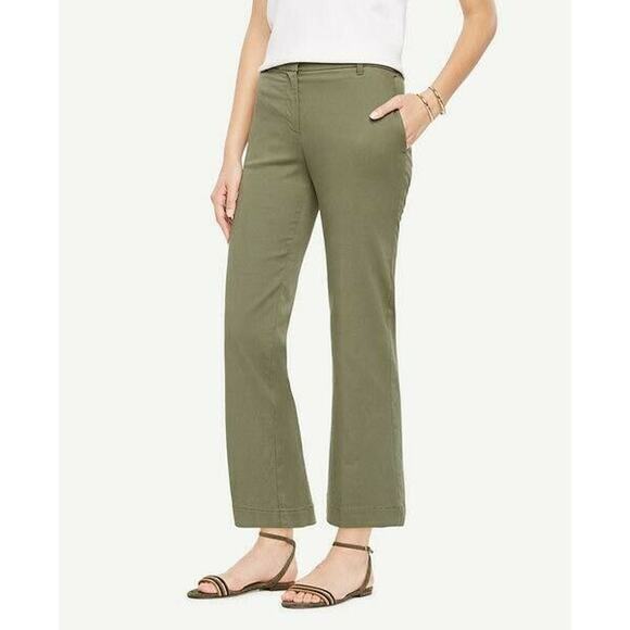 NWT Ann Taylor Loft Jeans Modern Skinny Olive Green - Picture 1 of 1